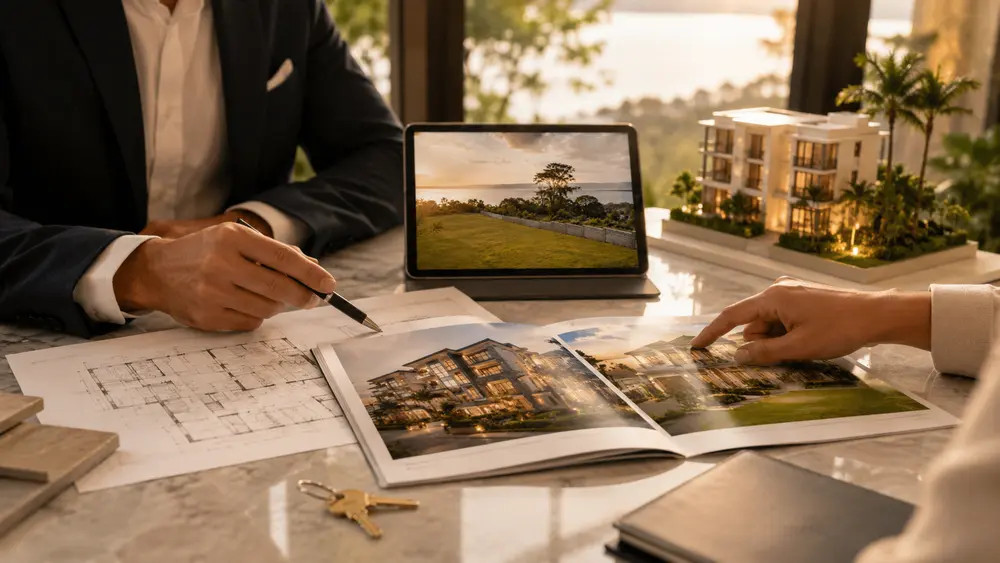 Advisory meeting for a premium property