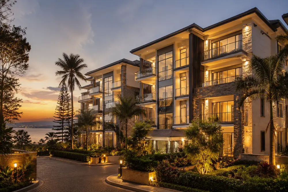 Residential apartments in Kampala, Uganda